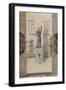 Parisian Fountains-Jean-Marie Amelin-Framed Giclee Print