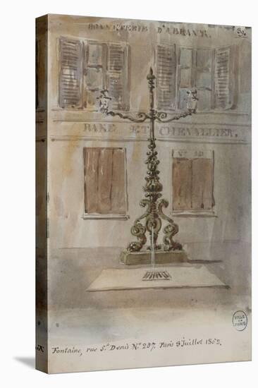 Parisian Fountains-Jean-Marie Amelin-Stretched Canvas