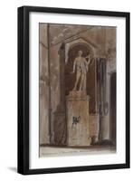 Parisian Fountains-Jean-Marie Amelin-Framed Giclee Print