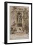 Parisian Fountains-Jean-Marie Amelin-Framed Giclee Print