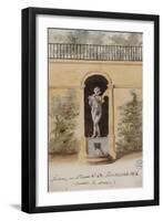 Parisian Fountains-Jean-Marie Amelin-Framed Giclee Print