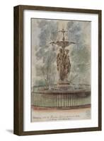 Parisian Fountains-Jean-Marie Amelin-Framed Giclee Print