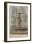 Parisian Fountains-Jean-Marie Amelin-Framed Giclee Print