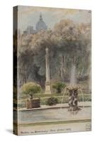 Parisian Fountains-Jean-Marie Amelin-Stretched Canvas