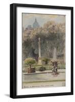 Parisian Fountains-Jean-Marie Amelin-Framed Giclee Print