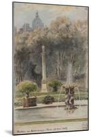 Parisian Fountains-Jean-Marie Amelin-Mounted Giclee Print