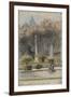 Parisian Fountains-Jean-Marie Amelin-Framed Giclee Print