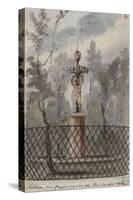 Parisian Fountains-Jean-Marie Amelin-Stretched Canvas