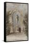 Parisian Fountains-Jean-Marie Amelin-Framed Stretched Canvas