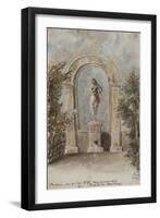 Parisian Fountains-Jean-Marie Amelin-Framed Giclee Print