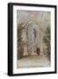 Parisian Fountains-Jean-Marie Amelin-Framed Giclee Print