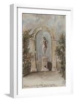 Parisian Fountains-Jean-Marie Amelin-Framed Giclee Print