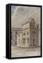 Parisian Fountains-Jean-Marie Amelin-Framed Stretched Canvas