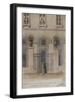 Parisian Fountains-Jean-Marie Amelin-Framed Giclee Print