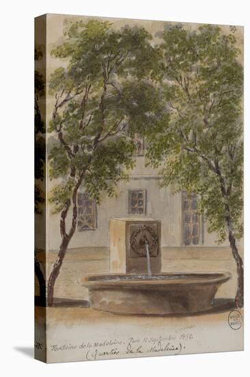 Parisian Fountains-Jean-Marie Amelin-Stretched Canvas