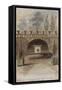 Parisian Fountains-Jean-Marie Amelin-Framed Stretched Canvas