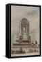 Parisian Fountains-Jean-Marie Amelin-Framed Stretched Canvas