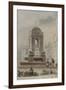 Parisian Fountains-Jean-Marie Amelin-Framed Giclee Print