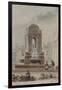 Parisian Fountains-Jean-Marie Amelin-Framed Giclee Print