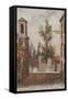 Parisian Fountains-Jean-Marie Amelin-Framed Stretched Canvas