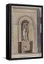 Parisian Fountains-Jean-Marie Amelin-Framed Stretched Canvas