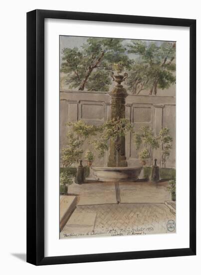 Parisian Fountains-Jean-Marie Amelin-Framed Giclee Print