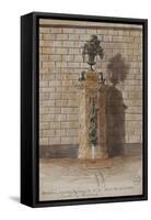 Parisian Fountains-Jean-Marie Amelin-Framed Stretched Canvas