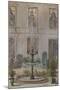 Parisian Fountains-Jean-Marie Amelin-Mounted Giclee Print