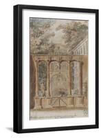 Parisian Fountains-Jean-Marie Amelin-Framed Giclee Print