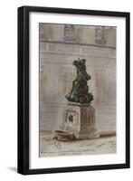 Parisian Fountains-Jean-Marie Amelin-Framed Giclee Print