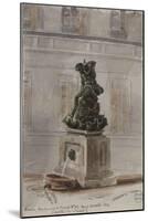 Parisian Fountains-Jean-Marie Amelin-Mounted Giclee Print