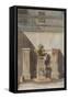 Parisian Fountains-Jean-Marie Amelin-Framed Stretched Canvas