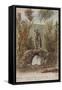 Parisian Fountains-Jean-Marie Amelin-Framed Stretched Canvas