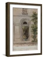 Parisian Fountains-Jean-Marie Amelin-Framed Giclee Print