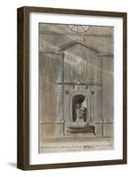 Parisian Fountains-Jean-Marie Amelin-Framed Giclee Print