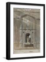 Parisian Fountains-Jean-Marie Amelin-Framed Giclee Print