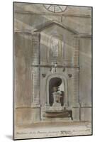 Parisian Fountains-Jean-Marie Amelin-Mounted Giclee Print