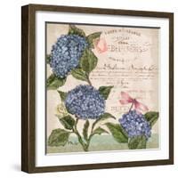 Parisian Hydrangeas I-Paul Brent-Framed Art Print