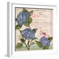 Parisian Hydrangeas I-Paul Brent-Framed Art Print