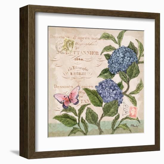 Parisian Hydrangeas II-Paul Brent-Framed Art Print