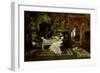 Parisian Interieur, 1877-Mihaly Munkacsy-Framed Giclee Print