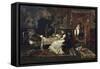 Parisian Interior, 1877-Mihaly Munkacsy-Framed Stretched Canvas