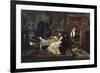 Parisian Interior, 1877-Mihaly Munkacsy-Framed Giclee Print