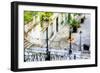 Parisian Lamppost V - In the Style of Oil Painting-Philippe Hugonnard-Framed Giclee Print