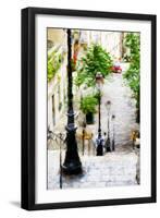 Parisian Lamppost VI - In the Style of Oil Painting-Philippe Hugonnard-Framed Giclee Print