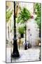 Parisian Lamppost VI - In the Style of Oil Painting-Philippe Hugonnard-Mounted Giclee Print