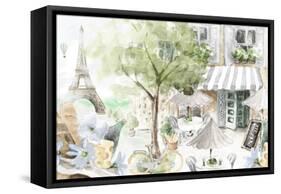 Parisian Life-Lanie Loreth-Framed Stretched Canvas