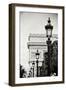 Parisian Lightposts BW I-Erin Berzel-Framed Photographic Print