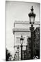Parisian Lightposts BW I-Erin Berzel-Mounted Photographic Print