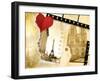 Parisian Memories (Vintage Photo Album Series)-Maugli-l-Framed Art Print